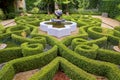 Intricate knot garden Royalty Free Stock Photo