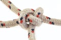 Intricate knot in rope