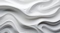 Intricate Landscapes: A White Paper With Wavy Patterns
