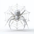 Intricate LowPoly Spiderweb 3D Model A Geometric Exploration of Natures Design Royalty Free Stock Photo