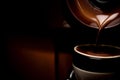 Intricate Macro Shot of Realistic Coffee Maker.AI Generated