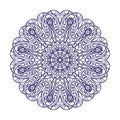 Intricate mandala design for adult coloring books, decorations, backgrounds, banners etc
