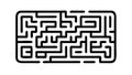 Intricate Maze Puzzle Design, vector design Generative AI Royalty Free Stock Photo