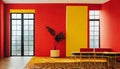 Intricate Minimalism Vibrant Hues Mastered In Jazzy Interiors