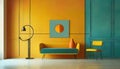 Intricate Minimalism Vibrant Hues Mastered In Jazzy Interiors