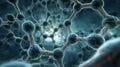 intricate molecular network structure Royalty Free Stock Photo