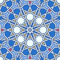 Intricate moorish eastern pattern