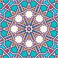 Intricate moorish eastern pattern