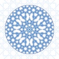 Intricate moorish eastern pattern