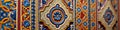 Intricate moroccan tile pattern with vibrant colors and ornate design Royalty Free Stock Photo