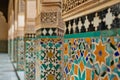 Intricate Moroccan Tilework, Traditional Islamic Art Royalty Free Stock Photo
