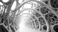 An intricate network of geometric tunnels each one a stunning work of ar