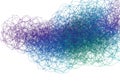 An intricate network of interconnected lines forms a complex web-like pattern. The Royalty Free Stock Photo