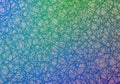 Intricate network of overlapping, curved lines creates a web-like pattern against a gradient Royalty Free Stock Photo