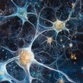 Intricate neural network connections in a cosmic patterned universe