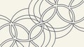 Intricate overlapping circular pattern, elegant abstract vector background, vector design Generative AI Royalty Free Stock Photo