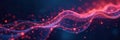 Intricate particle lines weave intricate digital mesh , data, particle, futuristic