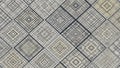 An intricate pattern of overlapping squares in a mosaic like formation Royalty Free Stock Photo
