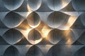 concrete lighting patterns, intricate patterns infused with soft lighting on a concrete texture background create a