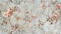 the intricate patterns and textures of damaged wallpaper, transformed into a seamless background for design purposes Royalty Free Stock Photo