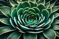 The intricate patterns and textures of a succulent\'s rosette, showcasing nature\'s precision engineering
