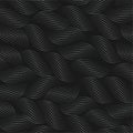 Intricate Pipple Curly Strip Pattern In Black And Gray Color Royalty Free Stock Photo