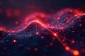 Intricate plexus of glowing lines forming a network , glowing, communication, node