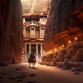 Intricate Rock-Cut Architecture and Majestic Wonders of Petra