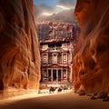 Intricate Rock-Cut Architecture and Majestic Wonders of Petra