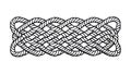 Intricate Rope Knot Pattern: Nautical Abstract Design Element, vector design Generative AI Royalty Free Stock Photo