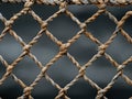 Intricate rope net pattern Royalty Free Stock Photo