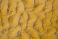 Intricate sand waves and ripples in shallow water. Royalty Free Stock Photo