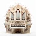 Intricate Sculptural Precision: Ornate Pipe Organ Inspired By Jacek Yerka