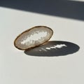 Intricate shadows on the surface highlighting the crystal s natural Royalty Free Stock Photo