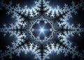 Intricate Silhouette of a Fractal BoseEinstein Condensate A Quantum Phenomenon in Elegant Abstract Design