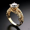 Intricate and Sparkling Royalty-inspired Wedding Ring or Jewelry Piece