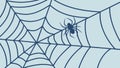 Intricate Spiderweb Background, Nature & Halloween Vector, vector design Generative AI Royalty Free Stock Photo