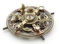 Intricate steampunk clockwork mechanism Royalty Free Stock Photo