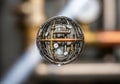 Intricate steampunk globe Royalty Free Stock Photo