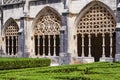 Intricate stonework on the Royal Cloister of the Batalha Abbey