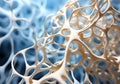 Intricate structure with alveoli. AI generated