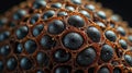 Intricate Structure of a Compound Eye with Tiny Lenses