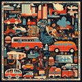 Intricate Tapestry Celebrating the Diversity and Cultural Significance of Vehicles and Transport