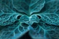 Intricate Teal Floral Patterns