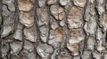 Intricate Textures of Rough Tree Bark Close-Up Royalty Free Stock Photo