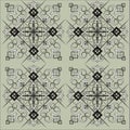 Intricate tile pattern