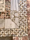 The intricate tiles of Saint Nicholas Church in Demre, Antalya - Myra - Christian Royalty Free Stock Photo