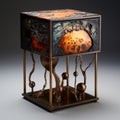 Intricate Underwater Worlds: Xpcscs Nightstand Art By Hildegard Fonk