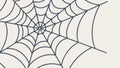 Intricate Spider Web Pattern, Symbolizing Nature\'s Delicate Design, vector design Generative AI Royalty Free Stock Photo