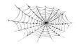 Detailed Spider Web: Intricate natural pattern. vector design Generative AI Royalty Free Stock Photo